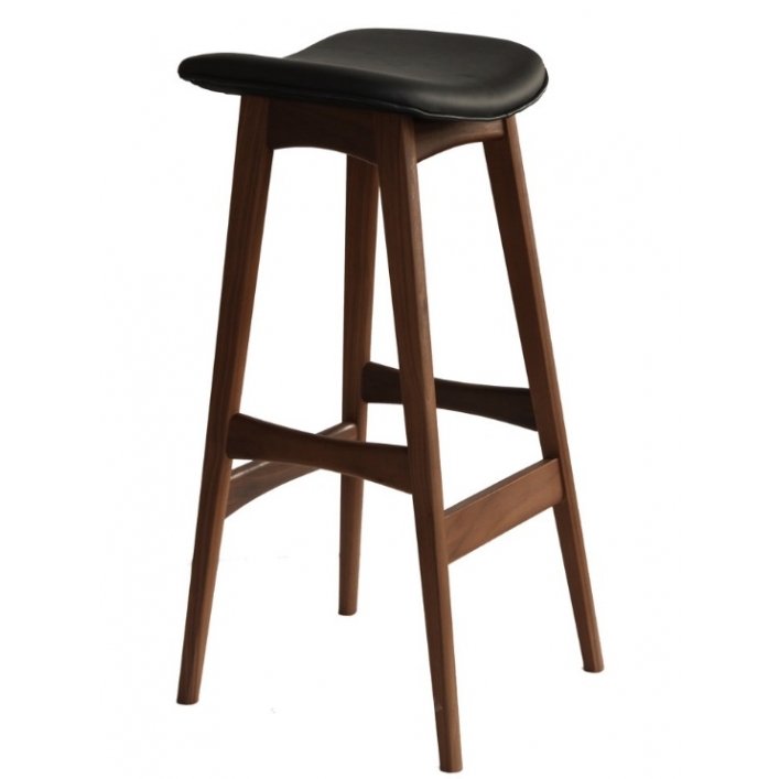 Стул Johannes Andersen Allegra Bar Stool Черный Коричневый Стул Johannes Andersen Allegra Bar Stool Черный Коричневый в Орле | Loft Concept