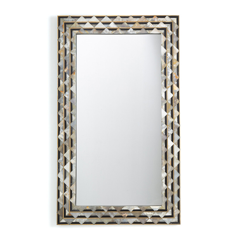 Зеркало Mirror Inlaid Stones Черный Зеркало Mirror Inlaid Stones Черный в Орле | Loft Concept