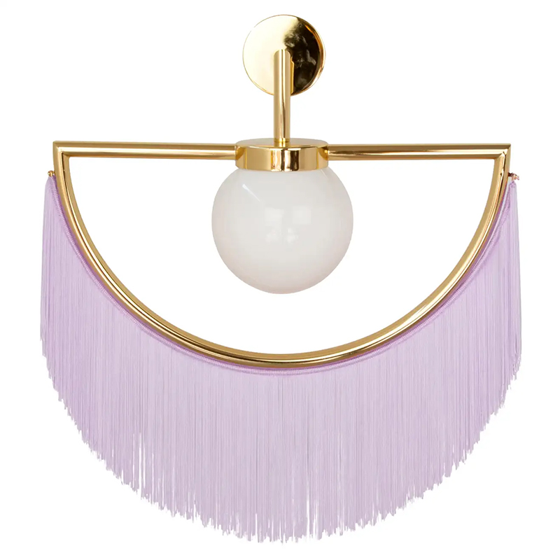 Бра Wink Wall Lamp by Masquespacio for Houtique Lila Золотой Сиреневый Бра Wink Wall Lamp by Masquespacio for Houtique Lila Золотой Сиреневый в Орле | Loft Concept