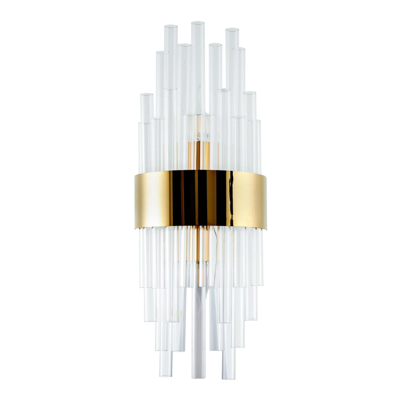 Бра на 2 лампы Flutes Gold Золотой Бра на 2 лампы Flutes Gold Золотой в Орле | Loft Concept