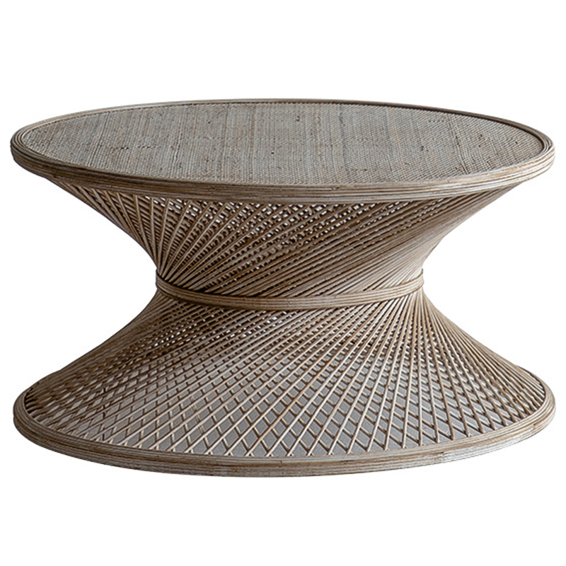 Кофейный стол Zaire Wicker Coffee Table Light Древесина Кофейный стол Zaire Wicker Coffee Table Light Древесина в Орле | Loft Concept