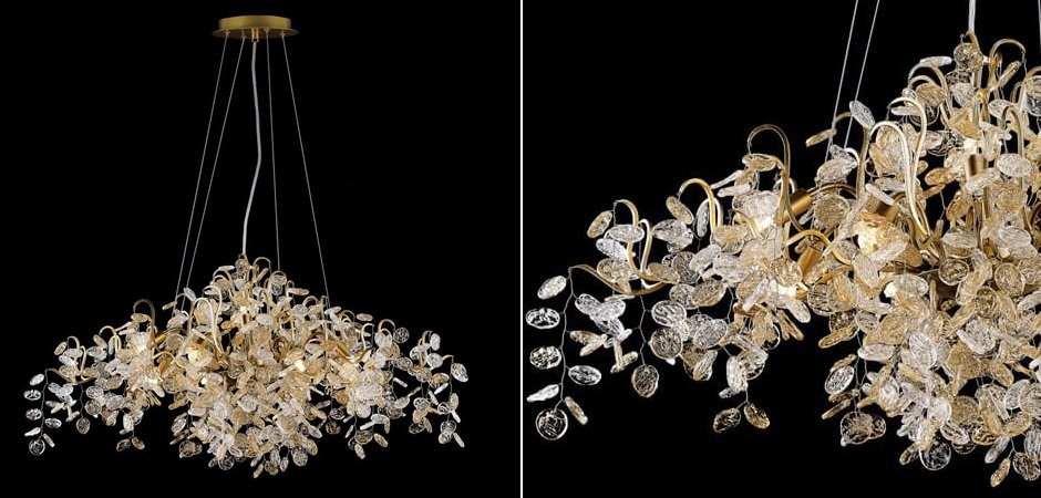 Люстра FAIRYTREE Chandelier Gold 9 Люстра FAIRYTREE Chandelier Gold 9 - Loft-Concept в Орле
