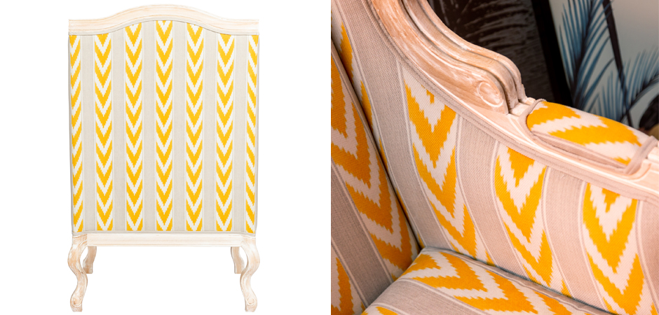 Кресло Ikat Pattern с желтым узором Кресло Ikat Pattern с желтым узором - Loft-Concept в Орле
