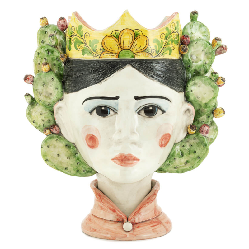 Ваза VASE HEAD LADY SICILY Мульти Ваза VASE HEAD LADY SICILY Мульти в Орле | Loft Concept