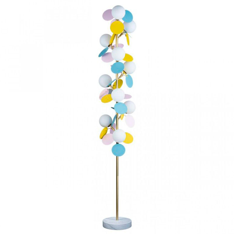 Торшер MATISSE Floor Lamp multicolor Мульти Золотой Белый в Орле | Loft Concept 