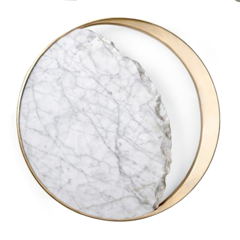 Бра Eclipse WALL LAMP Ginger and Jagger Латунь Белый Мрамор Bianco Бра Eclipse WALL LAMP Ginger and Jagger Латунь Белый Мрамор Bianco в Орле | Loft Concept