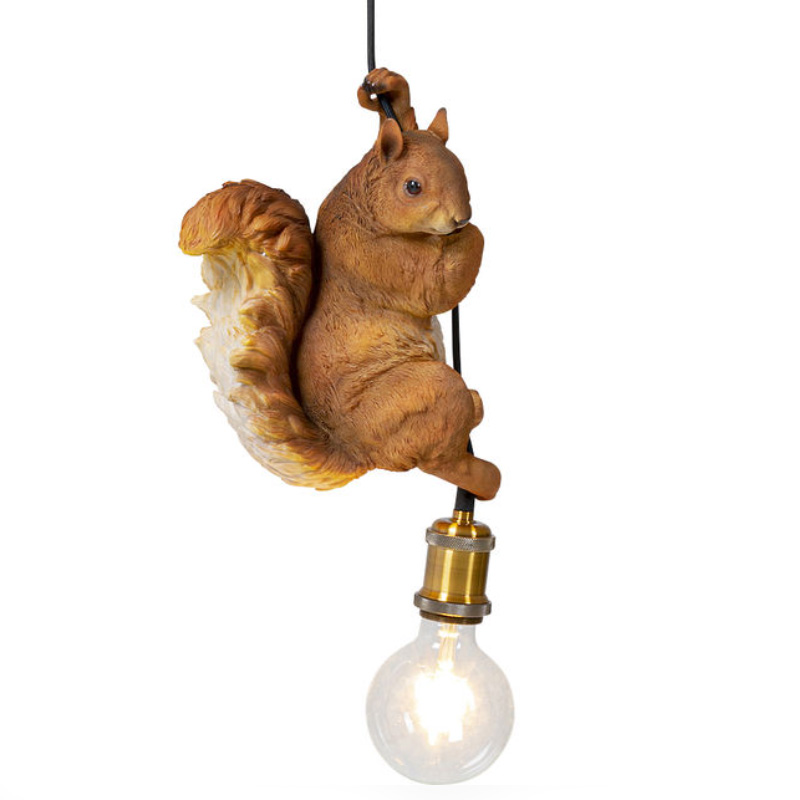 Подвесной светильник Белка Red Squirrel Коричневый в Орле | Loft Concept 