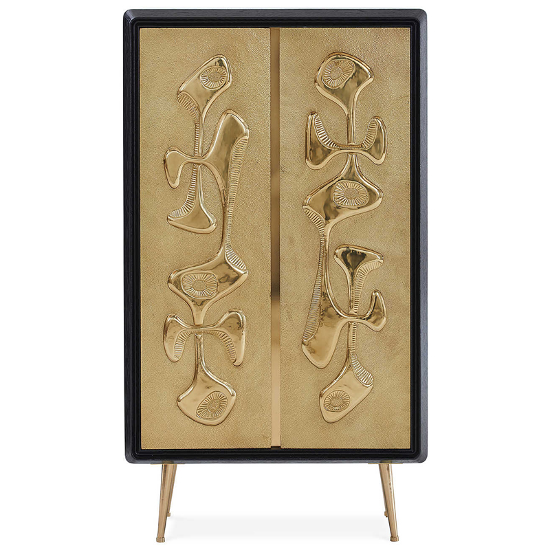 Шкаф Reform Accent Cabinet Золотой Черный Шкаф Reform Accent Cabinet Золотой Черный в Орле | Loft Concept