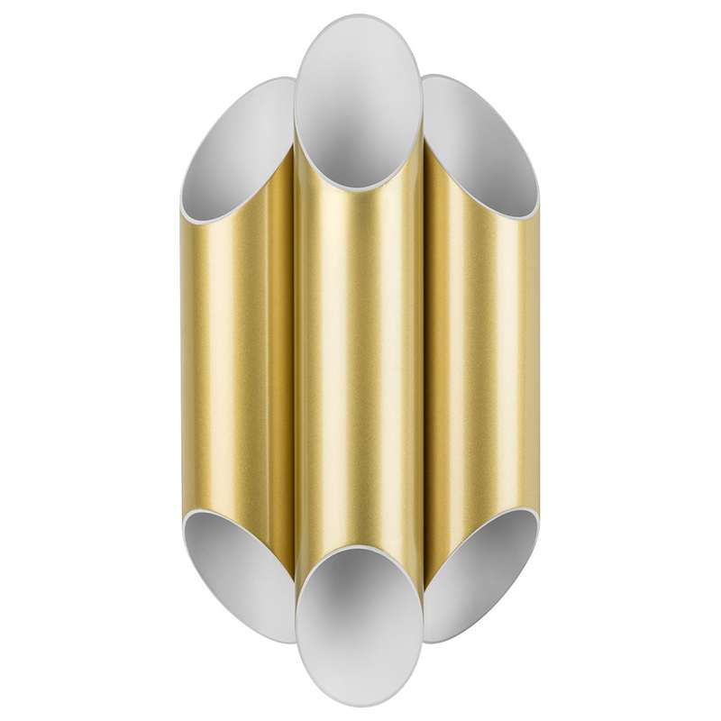 Бра Garbi Trio Gold Pipe Organ Sconce Золотой Белый в Орле | Loft Concept 