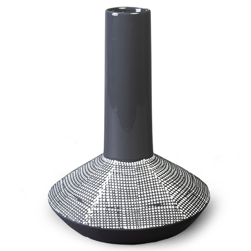 Ваза Liko Vase Черно-белый Ваза Liko Vase Черно-белый в Орле | Loft Concept