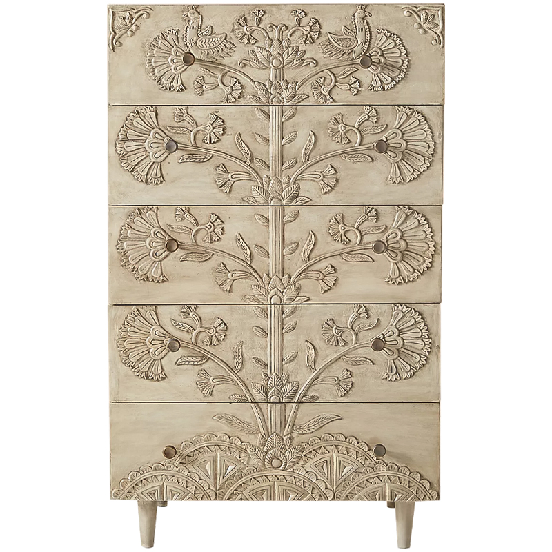 Комод Beale Five-Drawer Dresser Древесина Комод Beale Five-Drawer Dresser Древесина в Орле | Loft Concept