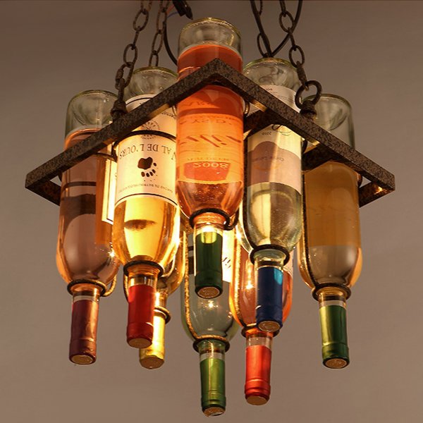 Люстра Bottle Bar Square Коричневый Люстра Bottle Bar Square Коричневый в Орле | Loft Concept