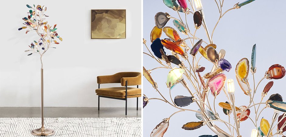 Торшер Sprigs of Agate Floor Lamp Торшер Sprigs of Agate Floor Lamp - Loft-Concept в Орле