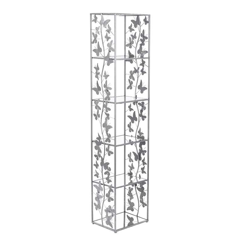 Стеллаж Silver Butterfly Серебряный Стеллаж Silver Butterfly Серебряный в Орле | Loft Concept