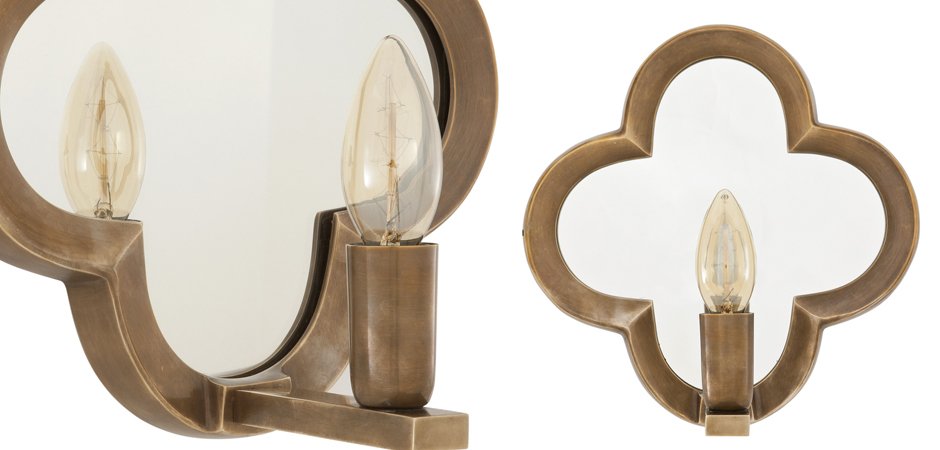 Бра Eichholtz Wall Lamp West Lake Brass - Loft-Concept в Орле