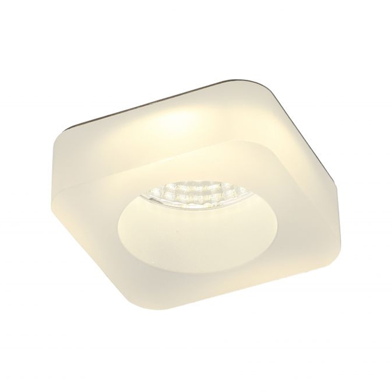 Квадратный светодиодный спот Embedded Light White Белый Квадратный светодиодный спот Embedded Light White Белый в Орле | Loft Concept