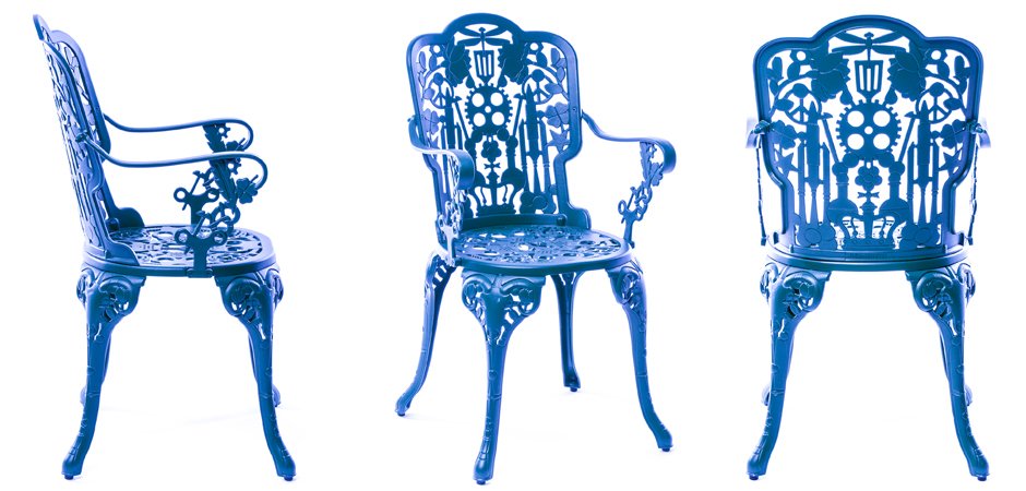 Стул Seletti Industry Collection ALUMINIUM ARMCHAIR – SKY BLUE Стул Seletti Industry Collection ALUMINIUM ARMCHAIR – SKY BLUE - Loft-Concept в Орле