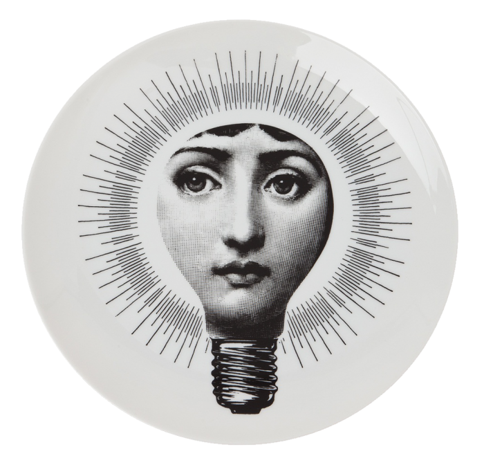 Декоративная тарелка Fornasetti 083 Черный Декоративная тарелка Fornasetti 083 Черный в Орле | Loft Concept