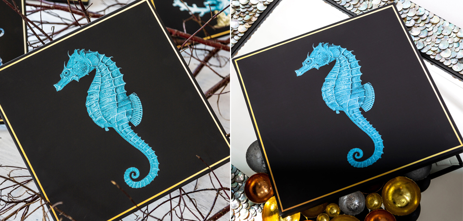 Постер Blue Sea Horse Poster Постер Blue Sea Horse Poster - Loft-Concept в Орле
