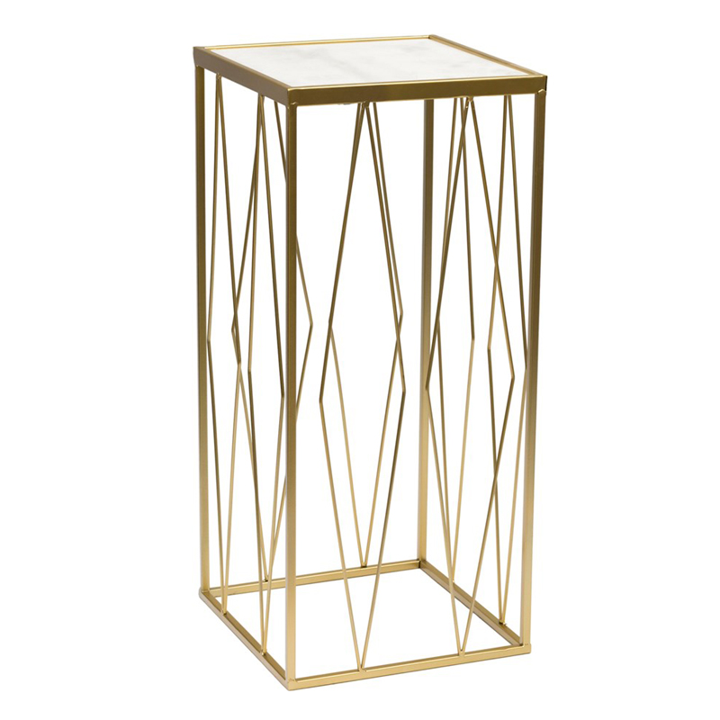Подставка Geometric Interior Stand белый мрамор Золотой Белый Мрамор Bianco Подставка Geometric Interior Stand белый мрамор Золотой Белый Мрамор Bianco в Орле | Loft Concept