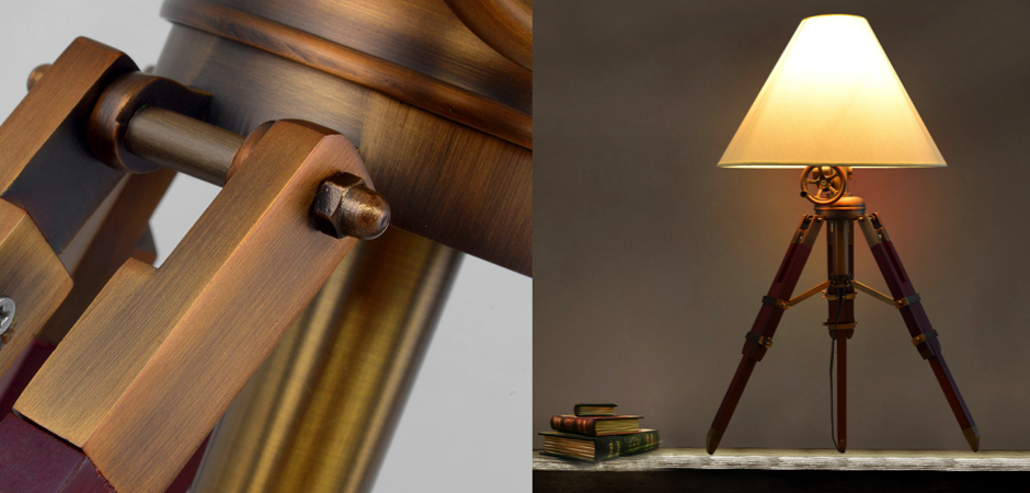 Настольная лампа Table Standing Lamp Red Настольная лампа Table Standing Lamp Red - Loft-Concept в Орле