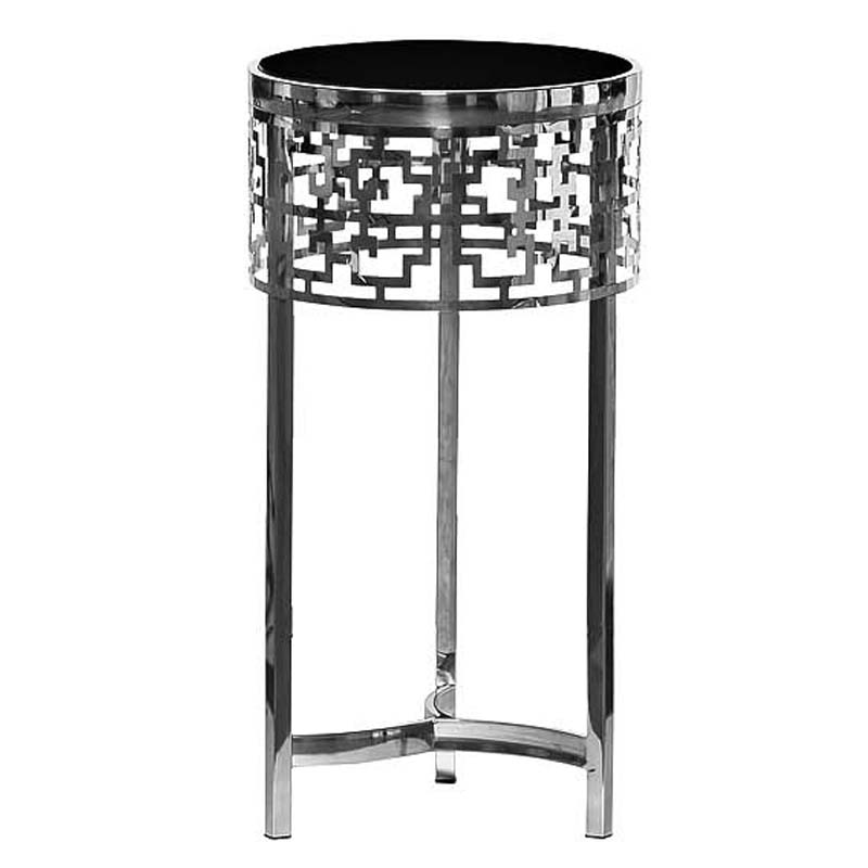 Подставка Yen Geometry silver 70 Серебряный в Орле | Loft Concept 