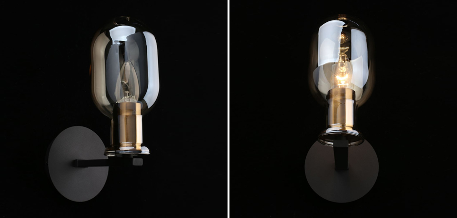 Бра c овальным плафоном Champagne Glass Бра c овальным плафоном Champagne Glass - Loft-Concept в Орле