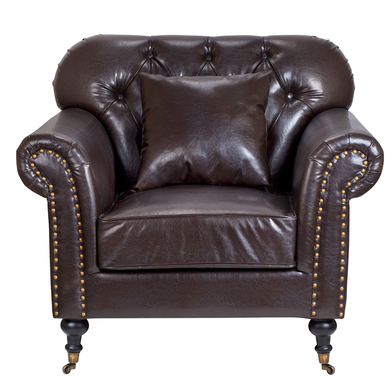 Кресло Taddeo Armchair brown Коричневый Кресло Taddeo Armchair brown Коричневый в Орле | Loft Concept