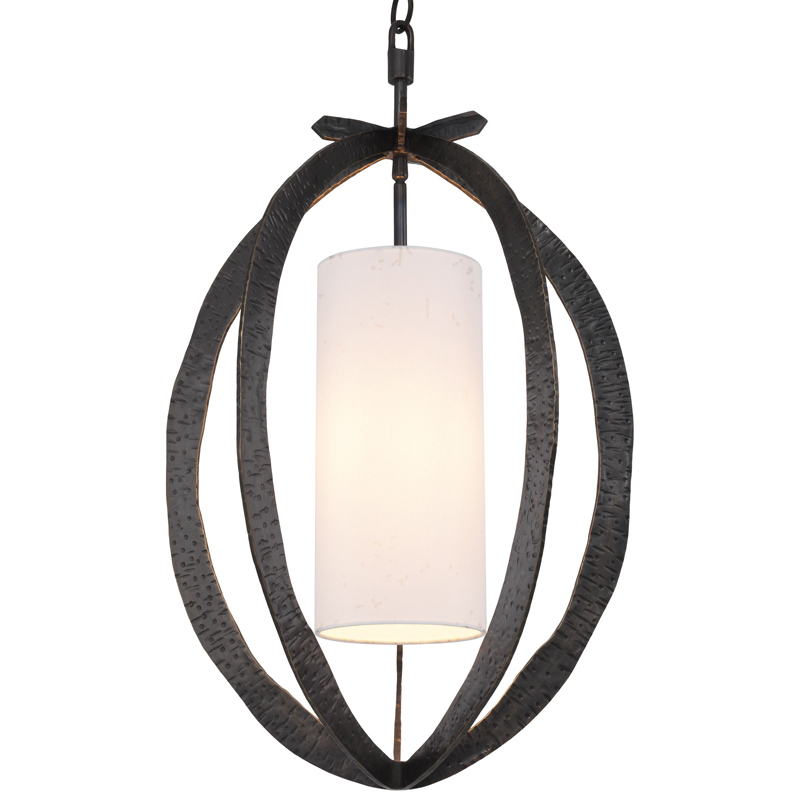 Подвесной светильник Eichholtz Chandelier Luciano bronze Темная бронза Белый Подвесной светильник Eichholtz Chandelier Luciano bronze Темная бронза Белый в Орле | Loft Concept
