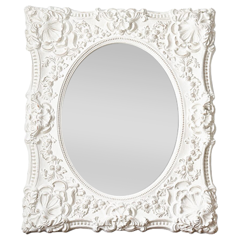 Зеркало Olivares Mirror Белый винтажная патина Зеркало Olivares Mirror Белый винтажная патина в Орле | Loft Concept