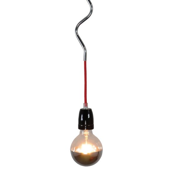 Подвесной светильник Spinner Bulb Black Chrome Черный Подвесной светильник Spinner Bulb Black Chrome Черный в Орле | Loft Concept