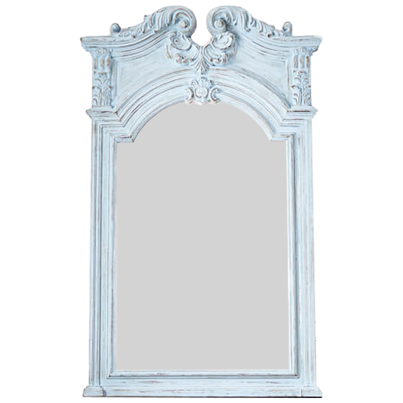 Зеркало Lupescu Mirror Pastel Blue Винтажный голубой в Орле | Loft Concept 