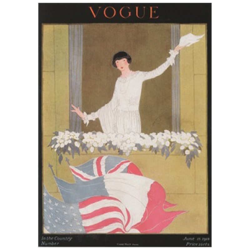 Постер Vogue Cover 1918 June Постер Vogue Cover 1918 June в Орле | Loft Concept