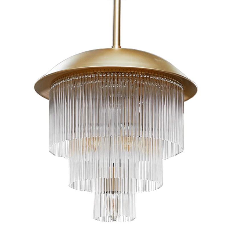 Люстра Fleming Chandeliers Золотой Прозрачный Люстра Fleming Chandeliers Золотой Прозрачный в Орле | Loft Concept