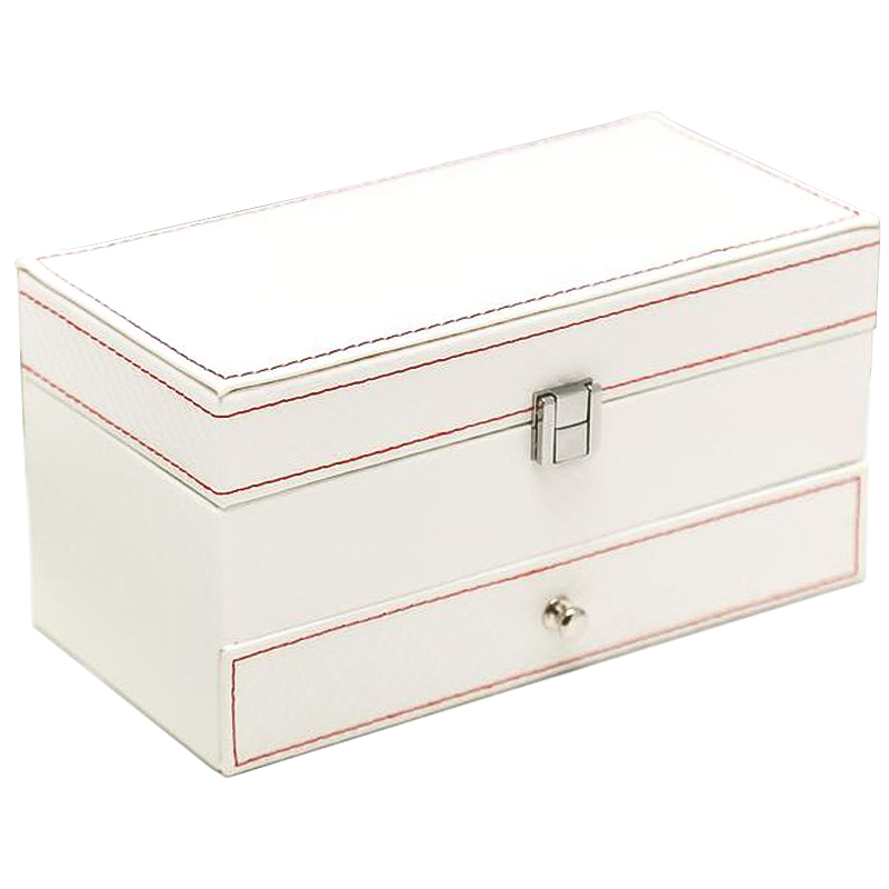 Шкатулка Alva Jewerly Organizer Box Белый Шкатулка Alva Jewerly Organizer Box Белый в Орле | Loft Concept