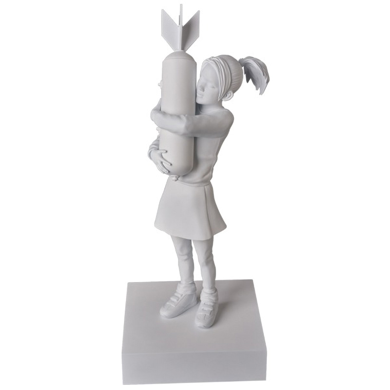 Статуэтка Banksy Bomb Hugger Sculpture White Белый Статуэтка Banksy Bomb Hugger Sculpture White Белый в Орле | Loft Concept