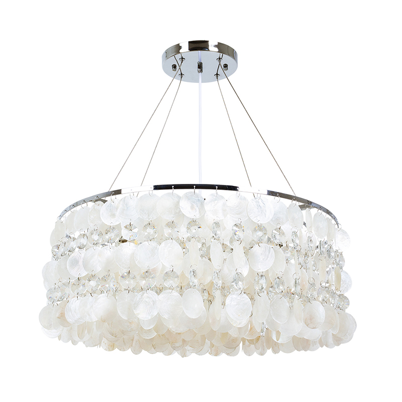 Люстра Snow White Abelie 8 Серебряный Белый Люстра Snow White Abelie 8 Серебряный Белый в Орле | Loft Concept