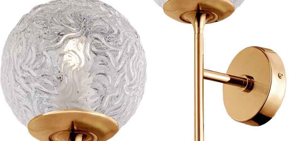 Бра Soranzo Glass Balls Sconces Brass Бра Soranzo Glass Balls Sconces Brass - Loft-Concept в Орле