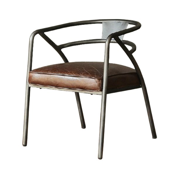 Стул Loft Industrial Armchair Fat Коричневый Металлик винтаж Стул Loft Industrial Armchair Fat Коричневый Металлик винтаж в Орле | Loft Concept