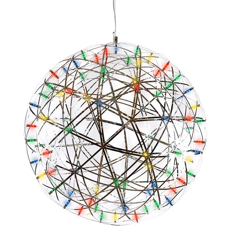 Люстра Moooi 3D Sphere Colored lamp L Хром Мульти Люстра Moooi 3D Sphere Colored lamp L Хром Мульти в Орле | Loft Concept