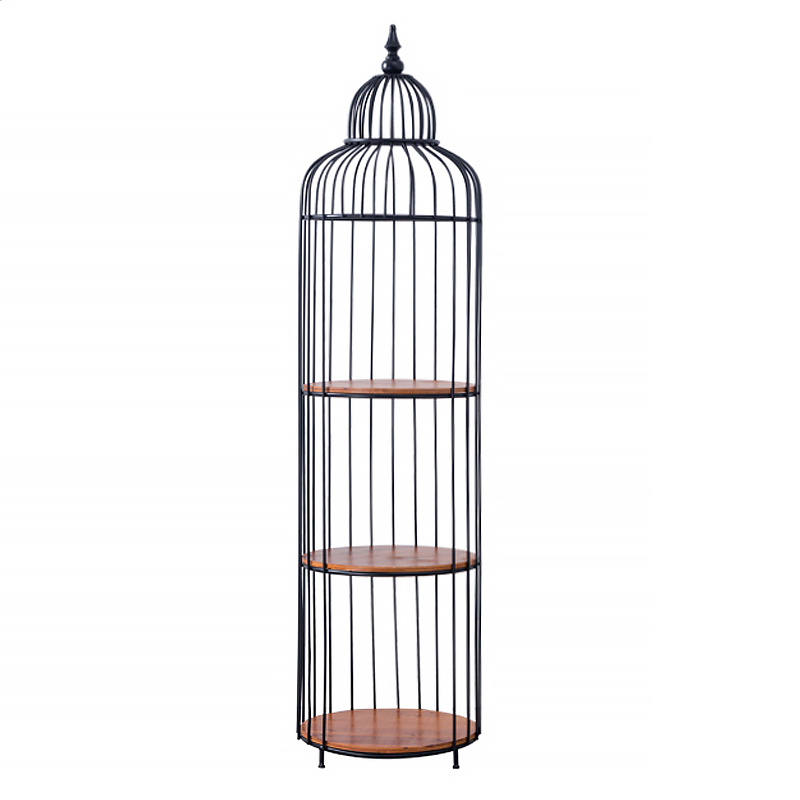Стеллаж High Cage Rack Коричневый Черный Стеллаж High Cage Rack Коричневый Черный в Орле | Loft Concept