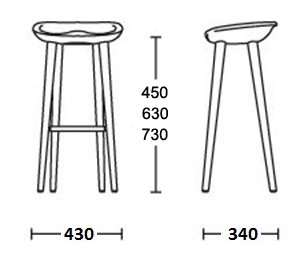 Барный стул Craig Bassam Tractor Counter Stool Барный стул Craig Bassam Tractor Counter Stool в Орле