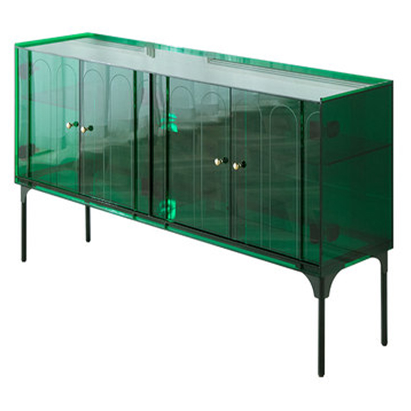 Зеленый комод из акрила Green Acrylic Furniture Chest of Drawers Зеленый Зеленый комод из акрила Green Acrylic Furniture Chest of Drawers Зеленый в Орле | Loft Concept