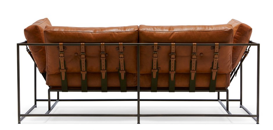 Двухместный диван Two Seat Encounter Leather Sofa Двухместный диван Two Seat Encounter Leather Sofa - Loft-Concept в Орле