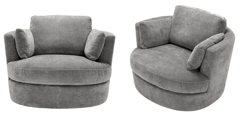Кресло Eichholtz Chair Clarissa Grey Кресло Eichholtz Chair Clarissa Grey - Loft-Concept в Орле