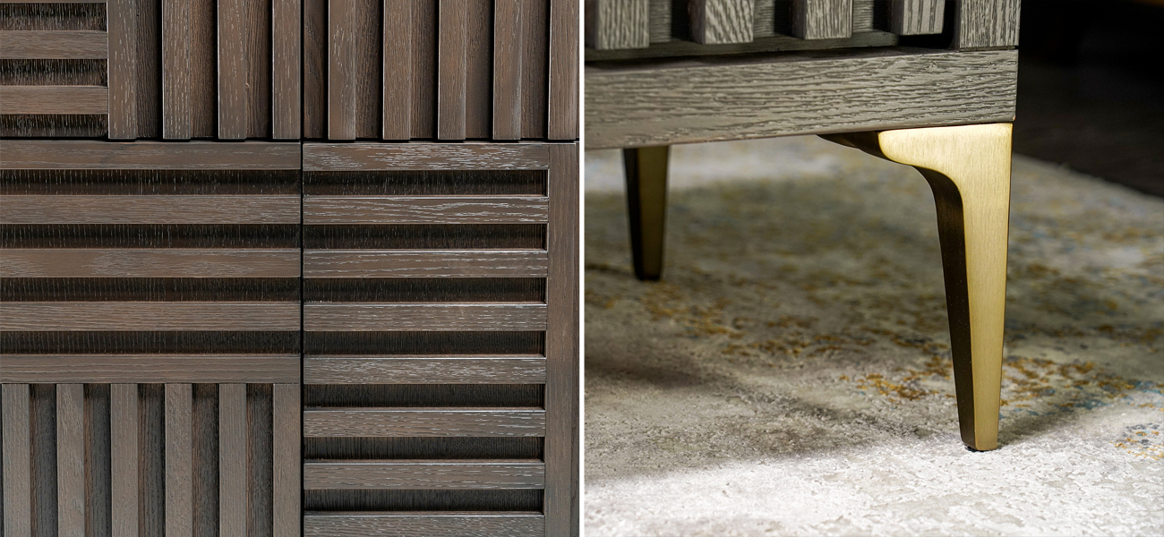 Дизайнерский шкаф-комод Wooden Rails - фото №1