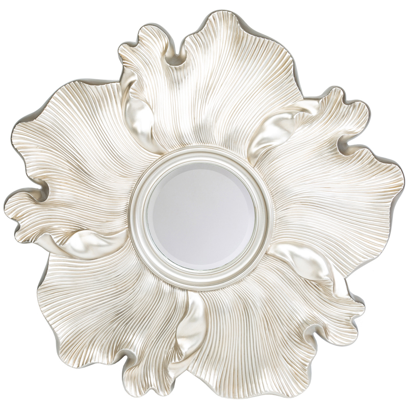 Зеркало Silver Flower Mirror Зеркало Серебряный Зеркало Silver Flower Mirror Зеркало Серебряный в Орле | Loft Concept