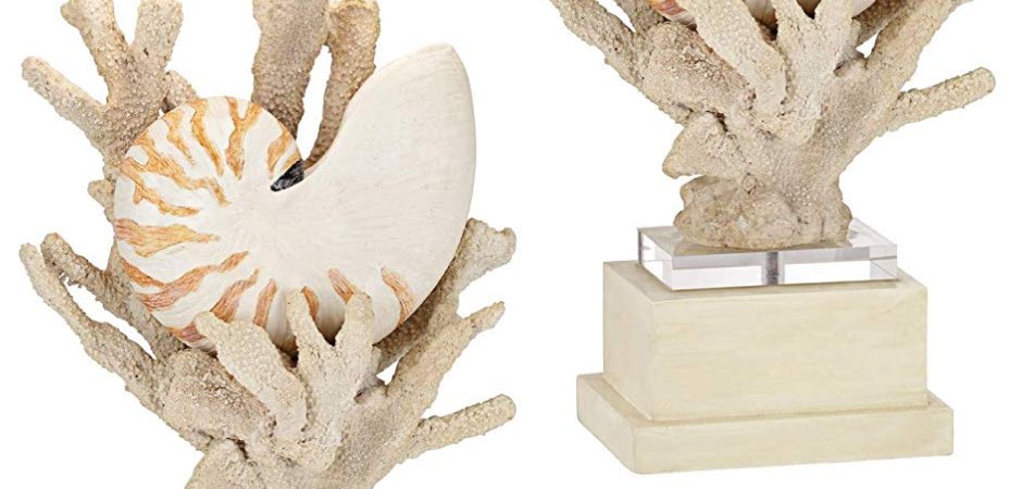 Nautilus Shell and White Coral Table Lamp Nautilus Shell and White Coral Table Lamp - Loft-Concept в Орле