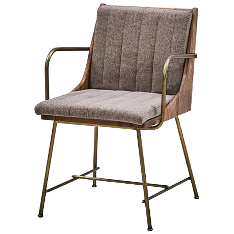 Стул Eoran Stool gray-beige Коричневый Бронза Бежево-серый Стул Eoran Stool gray-beige Коричневый Бронза Бежево-серый в Орле | Loft Concept