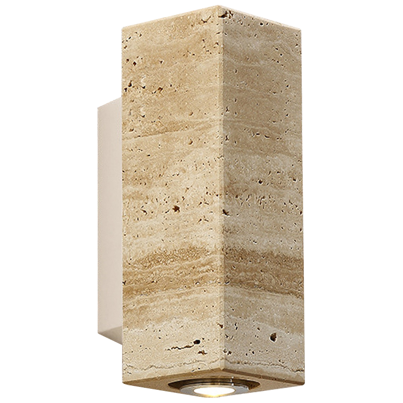 Бра Travertine Spot Wall Lamp Бежевый Песочный Белый Бра Travertine Spot Wall Lamp Бежевый Песочный Белый в Орле | Loft Concept
